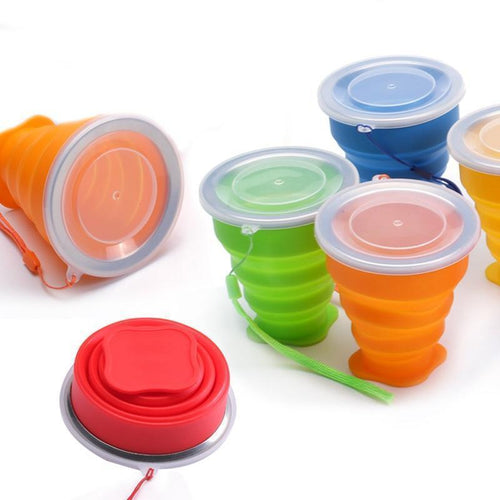 Silicone Foldable Glass Portable Silicone Retractable Folding Cup